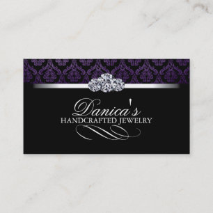 Elegant Damask Business Cards