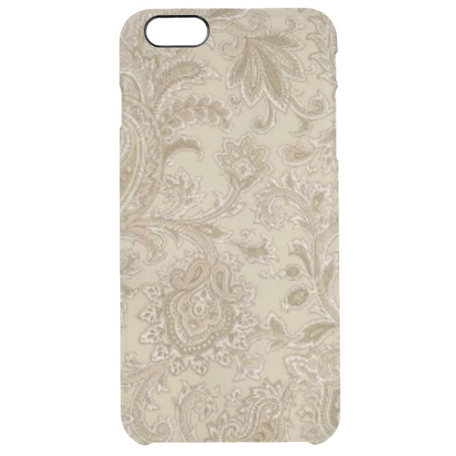 Elegant Damask Deflector iPhone Case (Back)