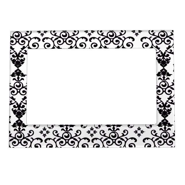 Elegant Damask Magnetic Frame (Front)