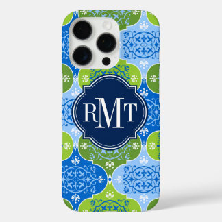 Elegant Damask Monogram iPhone 16 Pro Case