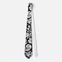 Elegant Damask necktie