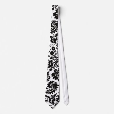 Elegant Damask necktie