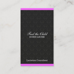 Elegant Damask Professional Consultant Business Card