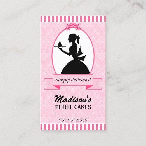 Elegant Cupcake Business Cards
