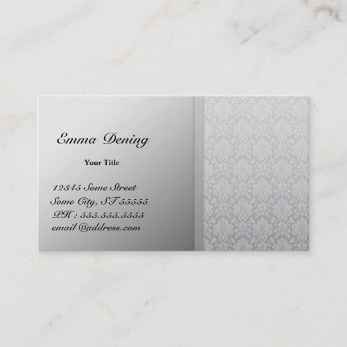 Elegant Damask Businesscard Business Cards
