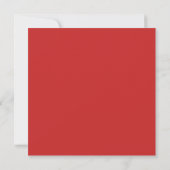 Elegant Damask Swirl Invite [Red] (Back)