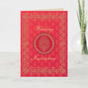 Elegant Damask Wedding - Invite / Greeting Card