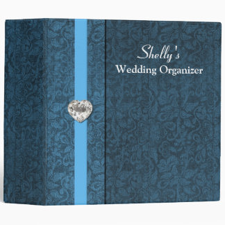 Elegant Damask Wedding Organizer Binder