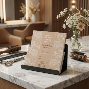 Elegant Dandelion Hair Stylist Appointment Card