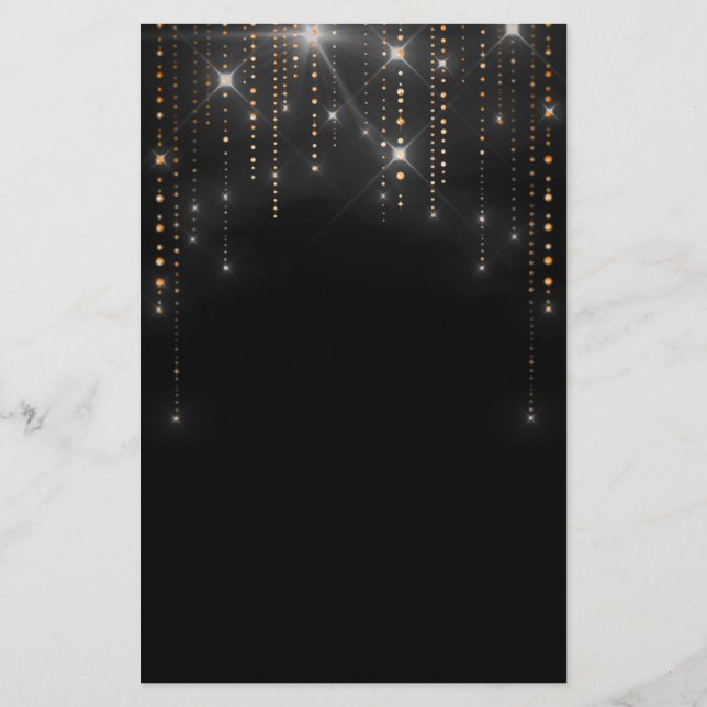 Elegant dark blank flyer (Back)