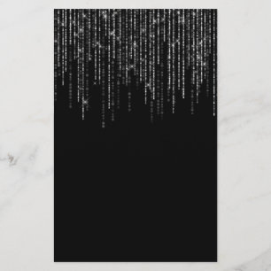 Elegant dark blank flyer