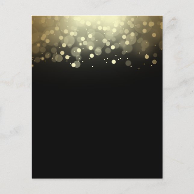 Elegant dark blank flyer (Back)