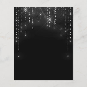 Elegant dark blank flyer