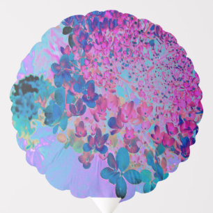 Elegant Dark Blue and Magenta Limelight Hydrangea Balloon