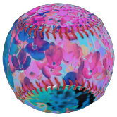 Solid color light puce pink softball