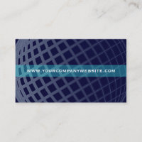 Teal & Navy Blue popular Diagonal Shapes, Premium Printed Business Card