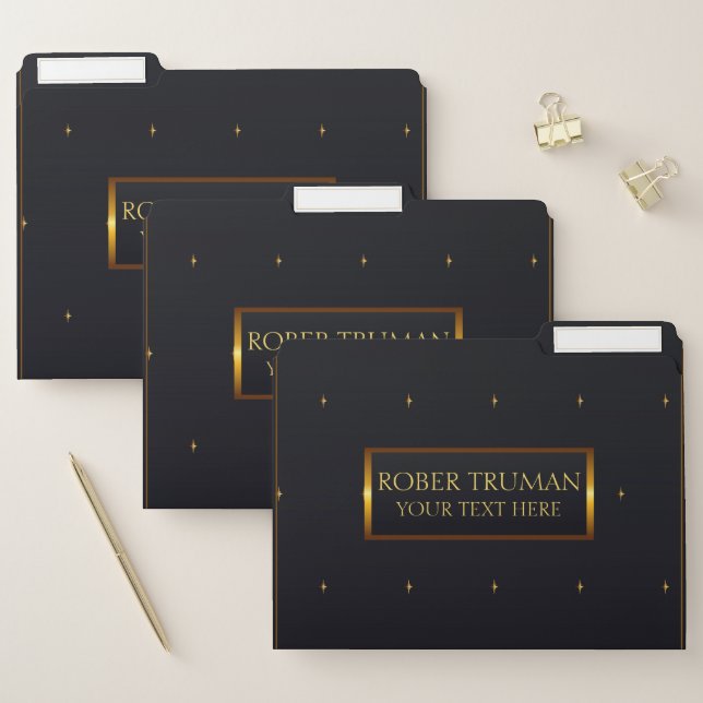 Elegant Dark Blue god royal File Folder (Set)