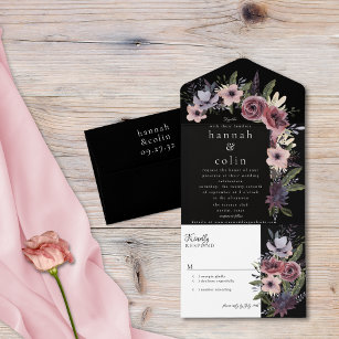 English Rose Garden Wedding Invitations - Paper and Home