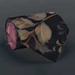 elegant dark flower pattern neck tie<br><div class="desc">Elevate your ensemble with our exquisite floral-themed tie! Each tie is adorned with a stunning array of flowers, adding a touch of sophistication and charm to your look. Made from high-quality materials and featuring vibrant colors, our floral tie is perfect for weddings, formal events, or adding a pop of style...</div>