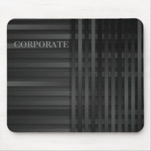 Elegant Dark Gray Corporate Business Mouse Pad