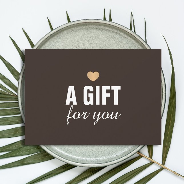 Elegant Dark Gray Faux Gold Heart (Creator Uploaded)