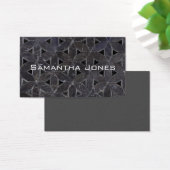 Elegant dark gray flower of life pattern (Desk)