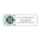 Elegant Dark Mint Damask Personalized