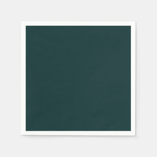 elegant dark plain green napkins