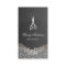 Elegant Dark Silver Damask - Hair Stylist