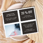 Elegant Dark White Blue Photo Massage Therapist Flyer<br><div class="desc">Elegant flyer,  coupon design template with a professional studio photo. Perfect marketing tool for your customers. This flyer is fully customizable,  you can add your personal details to it easily. If you need any help to customize it,  please contact us. 
You can match this product with business cards.</div>