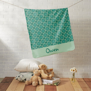 Elegant Daughter Monogram Baby Blanket For Newborn