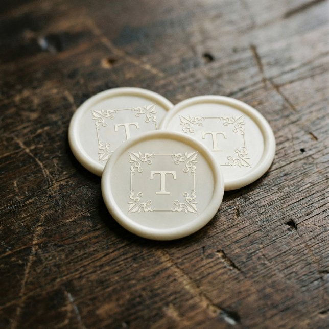 Elegant Decorative Frame & Monogram Embosser Wax Seal Stamp (Elegant Decorative Frame & Monogram Embosser Wax Seal Stamp)