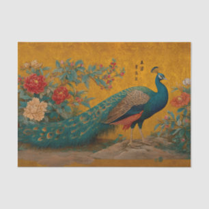 Elegant Decorative Gift Wrap Tissue Paper Peacock
