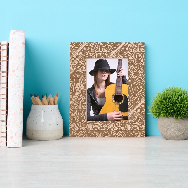 Elegant Decorative Music Intruments Patterns Engraved Frames (Creator Uploaded)