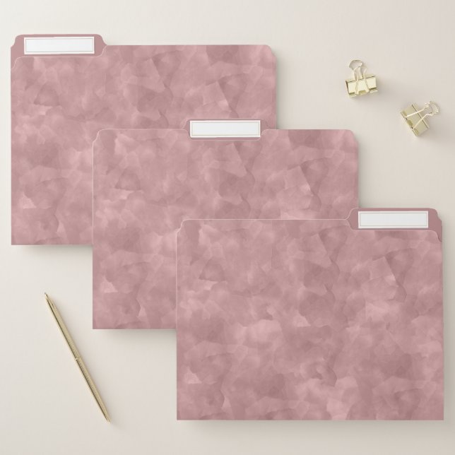 Elegant Decorative Purple Haze Abstract Pattern File Folder (Set)
