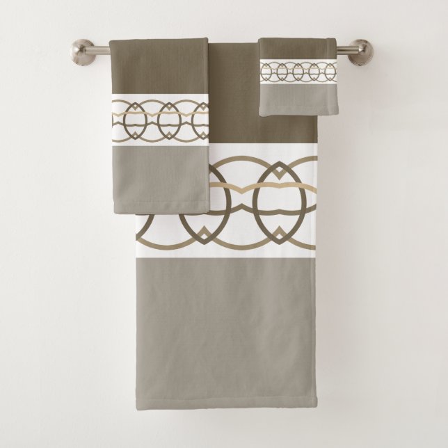 Elegant Decorative Style Bath Towel Set (Insitu)