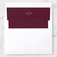 Elegant Deep Burgundy Classic Wedding