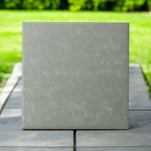 Elegant Deep Green Watercolor Marble Minimalist  Ceramic Tile