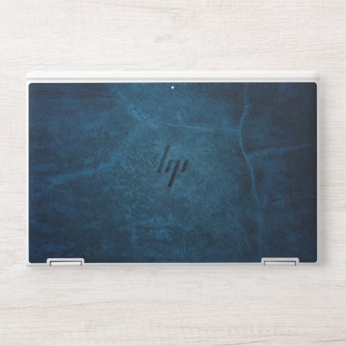 Elegant Deep Ocean Teal Marble laptop skin