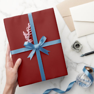 Elegant deep red wrapping paper