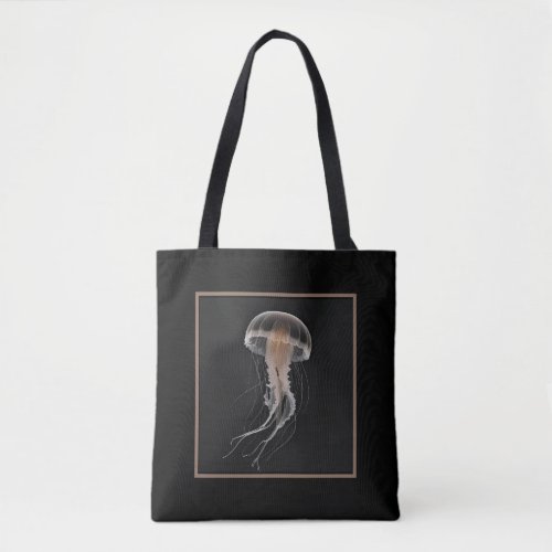 Elegant Deep Sea Jellyfish Tote Bag