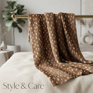 Elegant Deer Skin Pattern Stylish Fabric Design