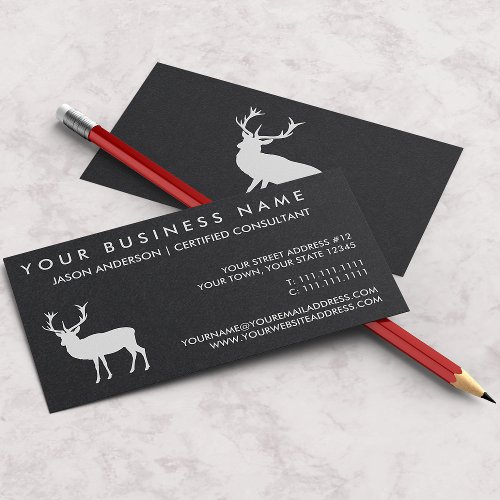 Elegant Deer Stag Business Card