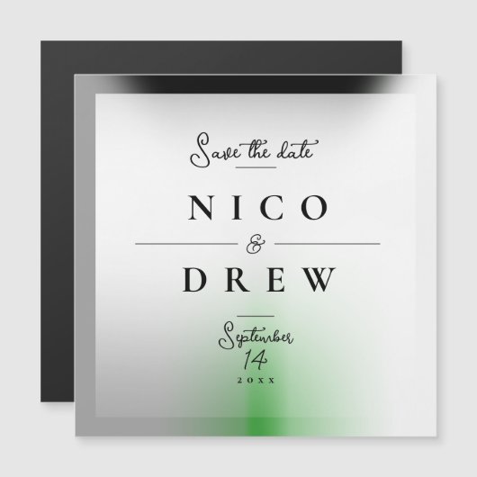 Elegant Demiromantic Pride Wedding (Front/Back)