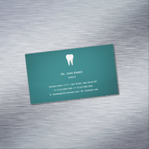 Elegant Dental Aqua Business Card