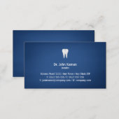 Elegant Dental | Blue Business Card (Front/Back)