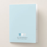 Elegant dentist aqua blue professional