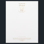 Elegant Dentist Dentistry Frame Gold Tooth White  Letterhead<br><div class="desc">Dentist Dentistry Frame Gold Tooth White Blue Grey Letterhead</div>