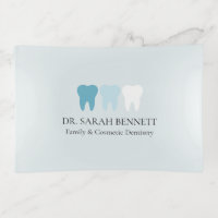 Elegant dentist light blue professional
