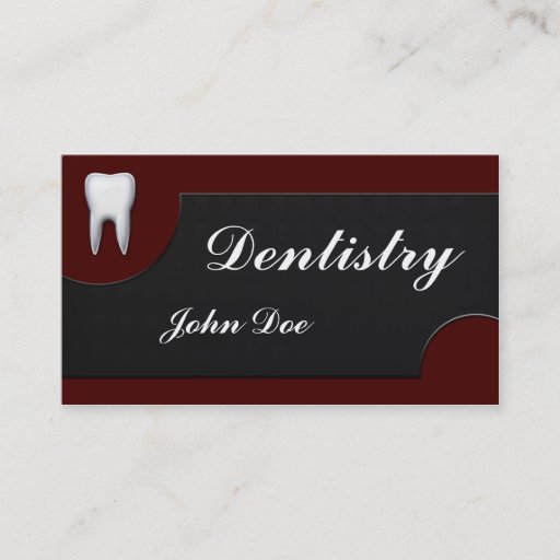 Customizable Elegant dentistry dentist dental business card